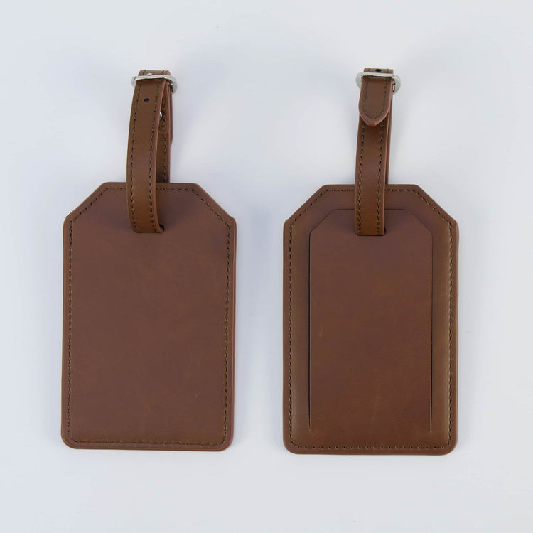 Laserette Luggage Tag — Laserette Luggage Tag brown