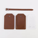 Laserette Luggage Tag — Laserette Luggage Tag Brown
