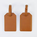 Laserette Luggage Tag — Laserette Luggage Tag rawhide