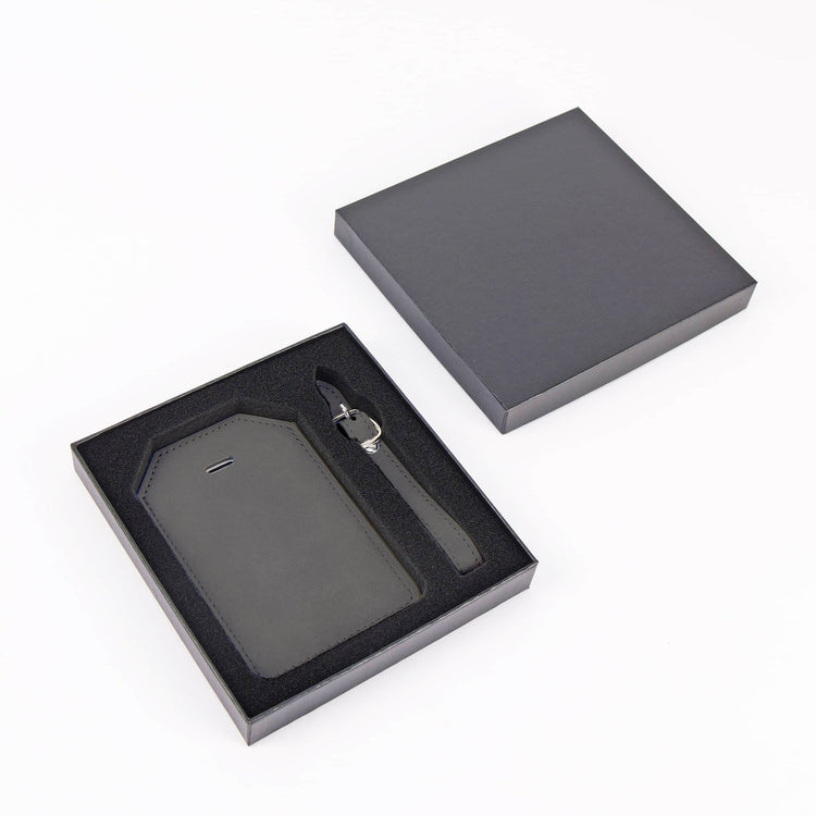 Laserette Luggage Tag — Laserette Luggage Tag grey