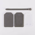 Laserette Luggage Tag — Laserette Luggage Tag Gray