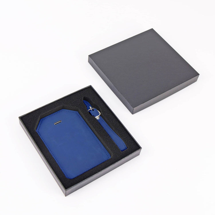 Laserette Luggage Tag — Laserette Luggage Tag navy blue