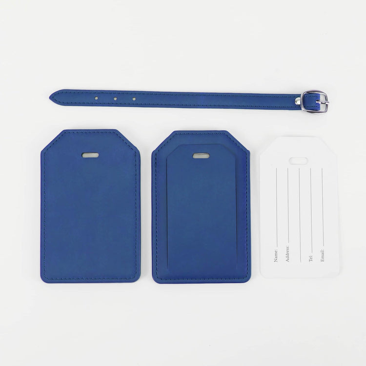 Laserette Luggage Tag — Laserette Luggage Tag blue