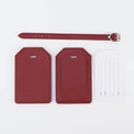 Laserette Luggage Tag — Laserette Luggage Tag red