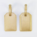 Laserette Luggage Tag — Laserette Luggage Tag gold