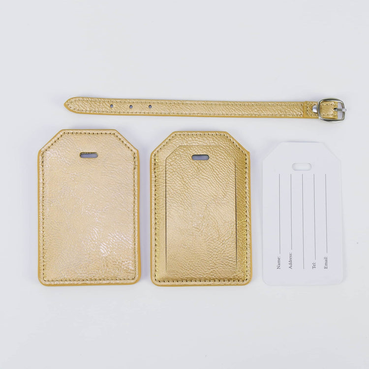 Laserette Luggage Tag — Laserette Luggage Tag gold