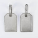 Laserette Luggage Tag — Laserette Luggage Tag silver