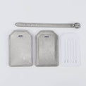 Laserette Luggage Tag — Laserette Luggage Tag silver