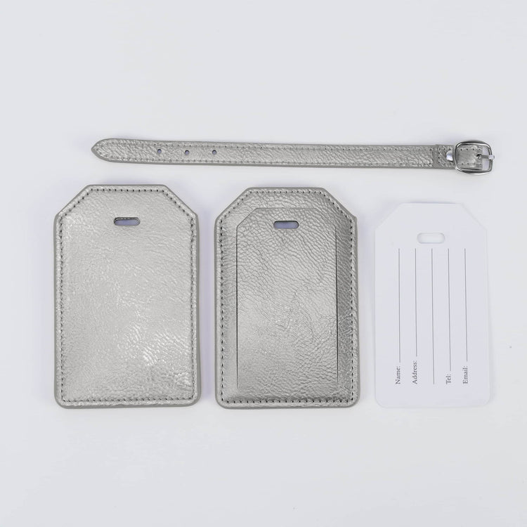 Laserette Luggage Tag — Laserette Luggage Tag silver