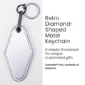 Laserette Motel Keychain — Laserette motel keychain engravable uv print 2