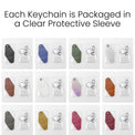 Laserette Motel Keychain — Laserette motel keychain retail ready sleeve engravable uv print