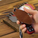 Laserette Motel Keychain — Engravable Motel Keychain Leatherette size
