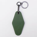 Laserette Motel Keychain — Engravable Motel Keychain Leatherette sage
