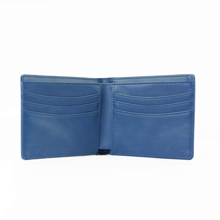 Laserette Wallet — Laserette Leatherette Wallet Navy Blue.2
