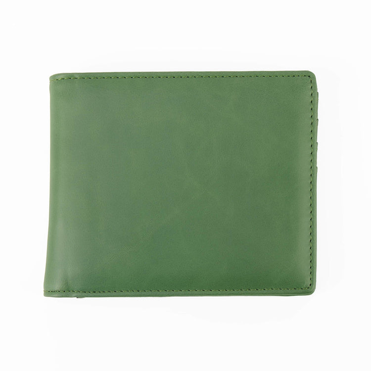Laserette Wallet — Laserette Leatherette Wallet Sage Green 1