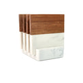 Marble and Wood Coaster Set — IMG 5624