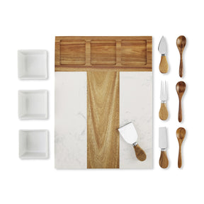Marble Charcuterie Board — Charcuterie Set Board Wood Marble Product