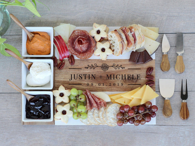 Marble Charcuterie Board — Marble Charcuterie Laser Engraved