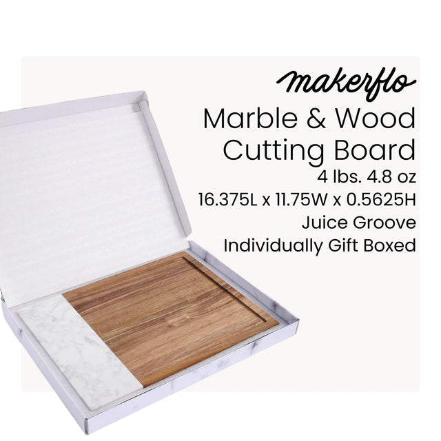 Marble Cutting Board — Marble Wood Cutting Board Juice Groove