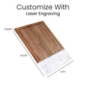 Marble Cutting Board — MARBLE WOOD CUTTING BOARD 2