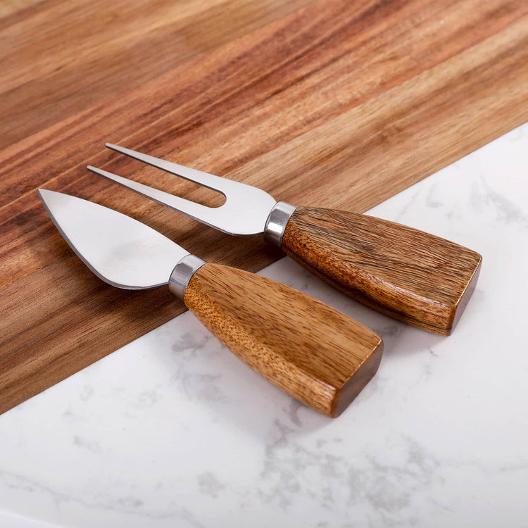Marble Heart Shaped Serving Set — Heart shaped serving board utensils