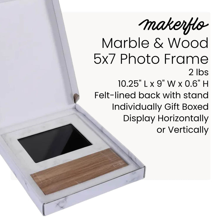 Marble Picture Frame 5 x 7 — Marble Wood Frame 5 x 7