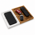Marble & Wood Valet Tray — Marble Wood Valet Tray 19