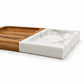 Marble & Wood Valet Tray — Marble Wood Valet Tray 21