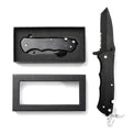 Pocket Knives — black utility pocket knife with gift box