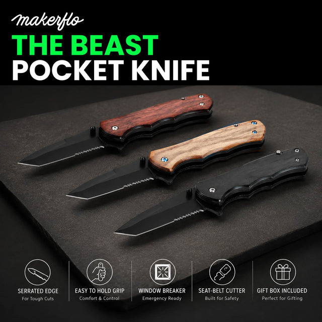 Pocket Knives — 1 The Beast EDC Pocket Knife