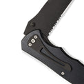 Pocket Knives — black pocket knife half open beltcliip