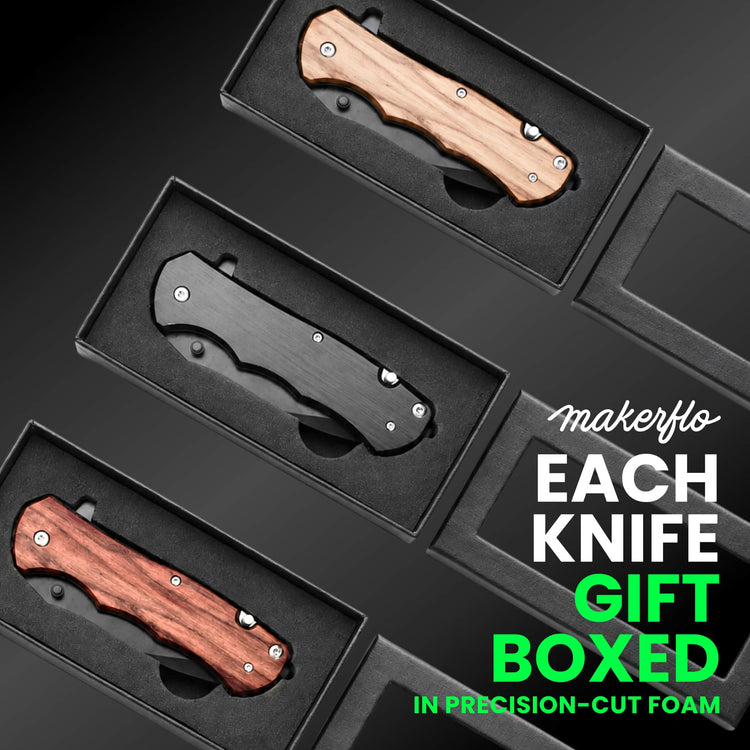 Pocket Knives — 5 The Beast Pocket Knife Engraving Blank Gift Box Packaging