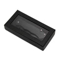 Pocket Knives — Black Anodized Aluminum Pocket Knife in gift box