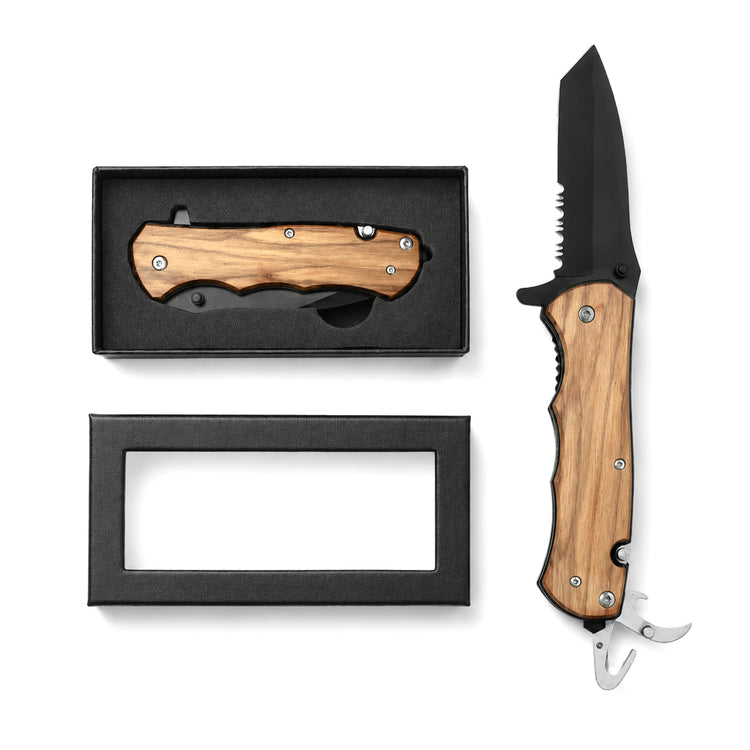 Pocket Knives — natural wood utility pocket knife gift box