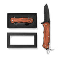 Pocket Knives — rosewood utility pocket knife with gift box