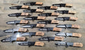 Pocket Knives — Engraved Wood Pocket Knives blade handle