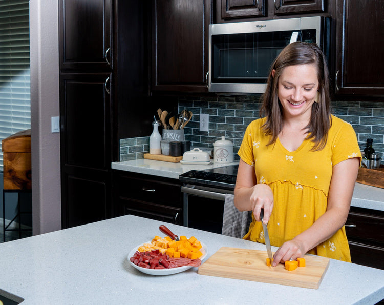 Rubberwood Cutting Board — Cutting Boards with Model 2