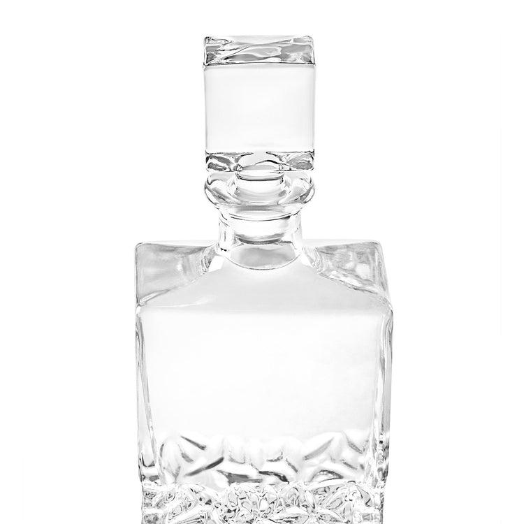 Whiskey Decanter - Rectangle - 750ML — rectangle glass decanter
