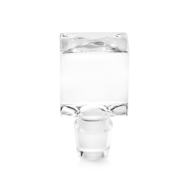Whiskey Decanter - Rectangle - 750ML — topper for decanter lid