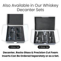 Whiskey Decanter - Square - 750mL — Order Rocks Glass As Set