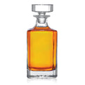 Square 750mL whiskey decanter square 750mL glass