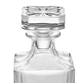 Whiskey Decanter - Square - 750mL — Whiskey decanter 750mL decorative topper