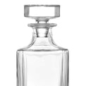 Whiskey Decanter - Square - 750mL — Whiskey decanter 750mL neck topper