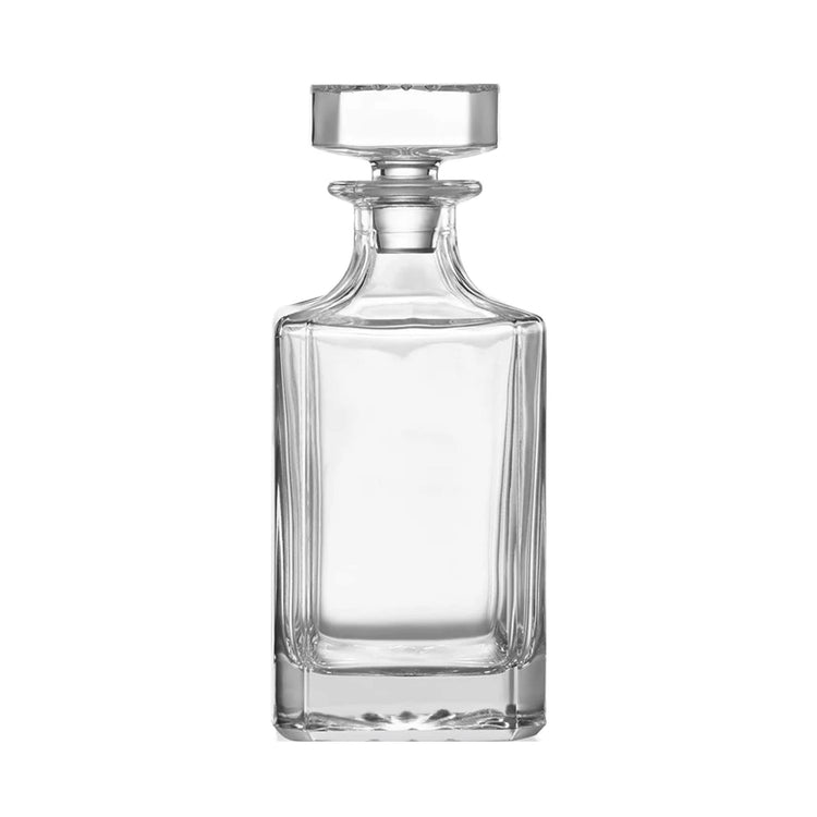 Square 750mL whiskey decanter glass
