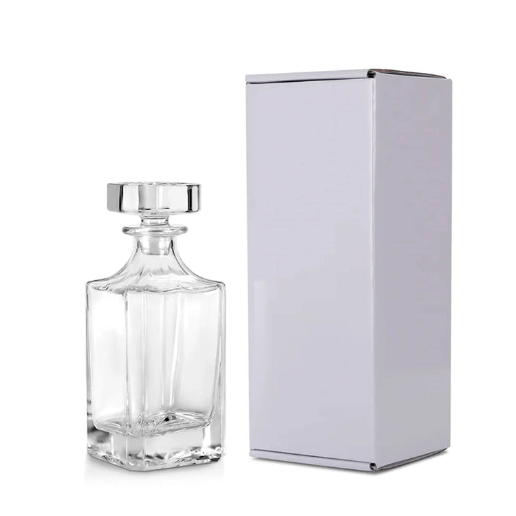 Whiskey Decanter - Square - 750mL — Whiskey decanter 750mL with gift box