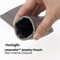 Wood Pendant Necklace — Laserette Jewelry Pouch 10