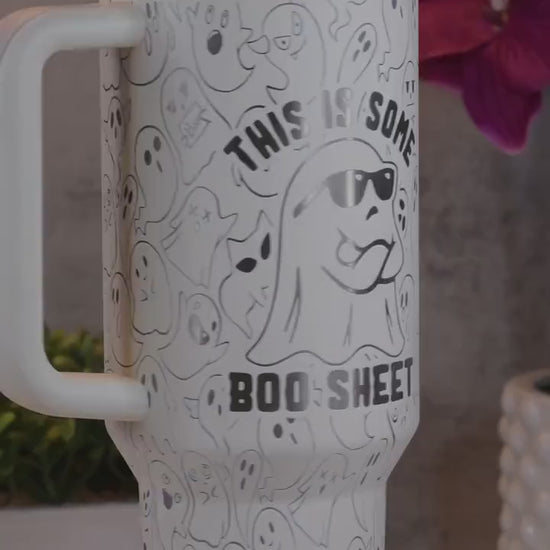 Stanley 40/30 oz Quencher Boo Sheet Halloween