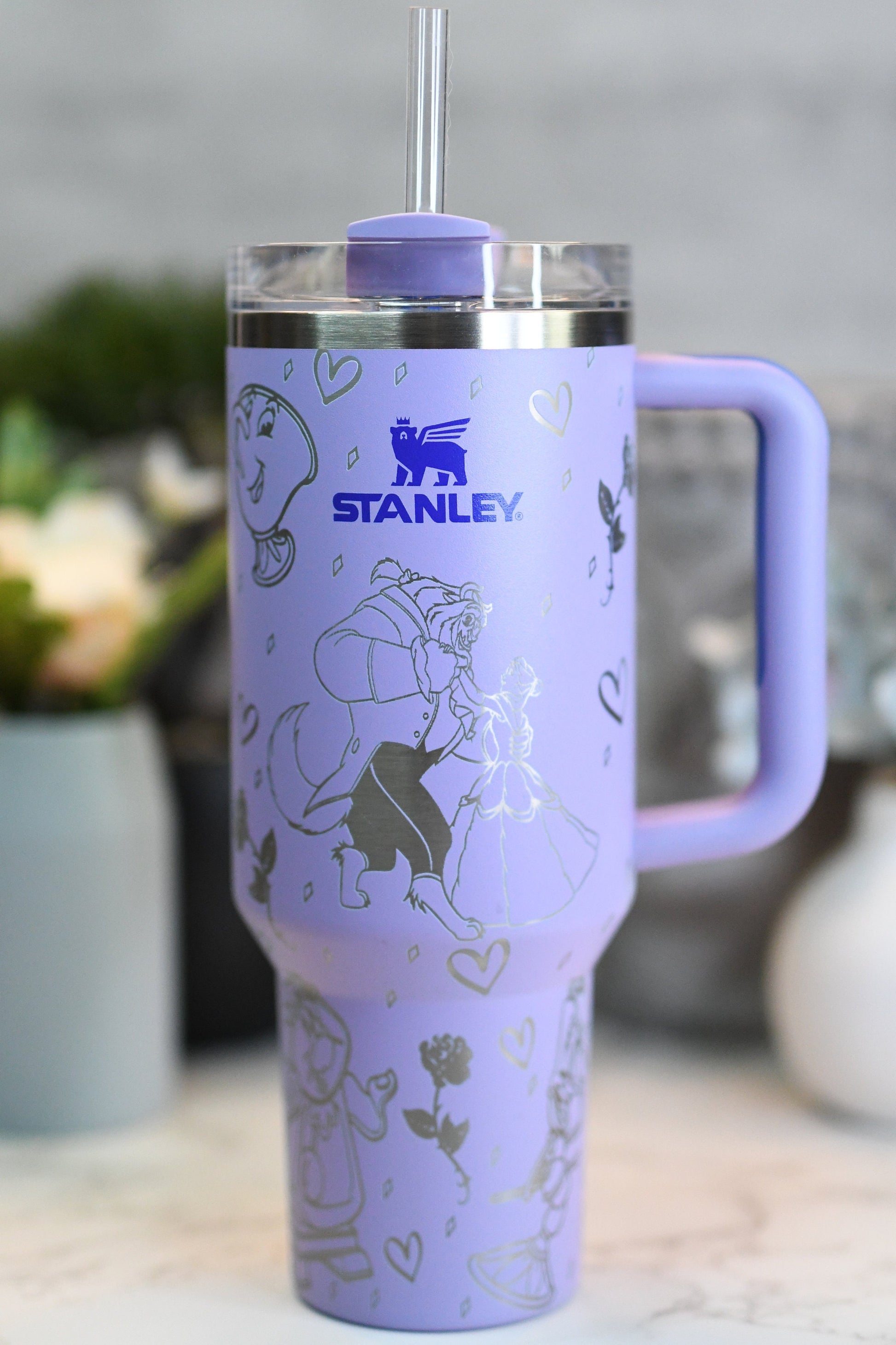 STANLEY 30 oz. Quencher H2.0 FlowState Tumbler, Polar Swirl:  Tumblers & Water Glasses
