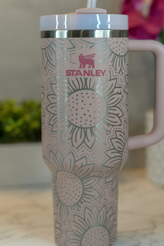 Stanley 30/40 oz Quencher Cute Sunflowers