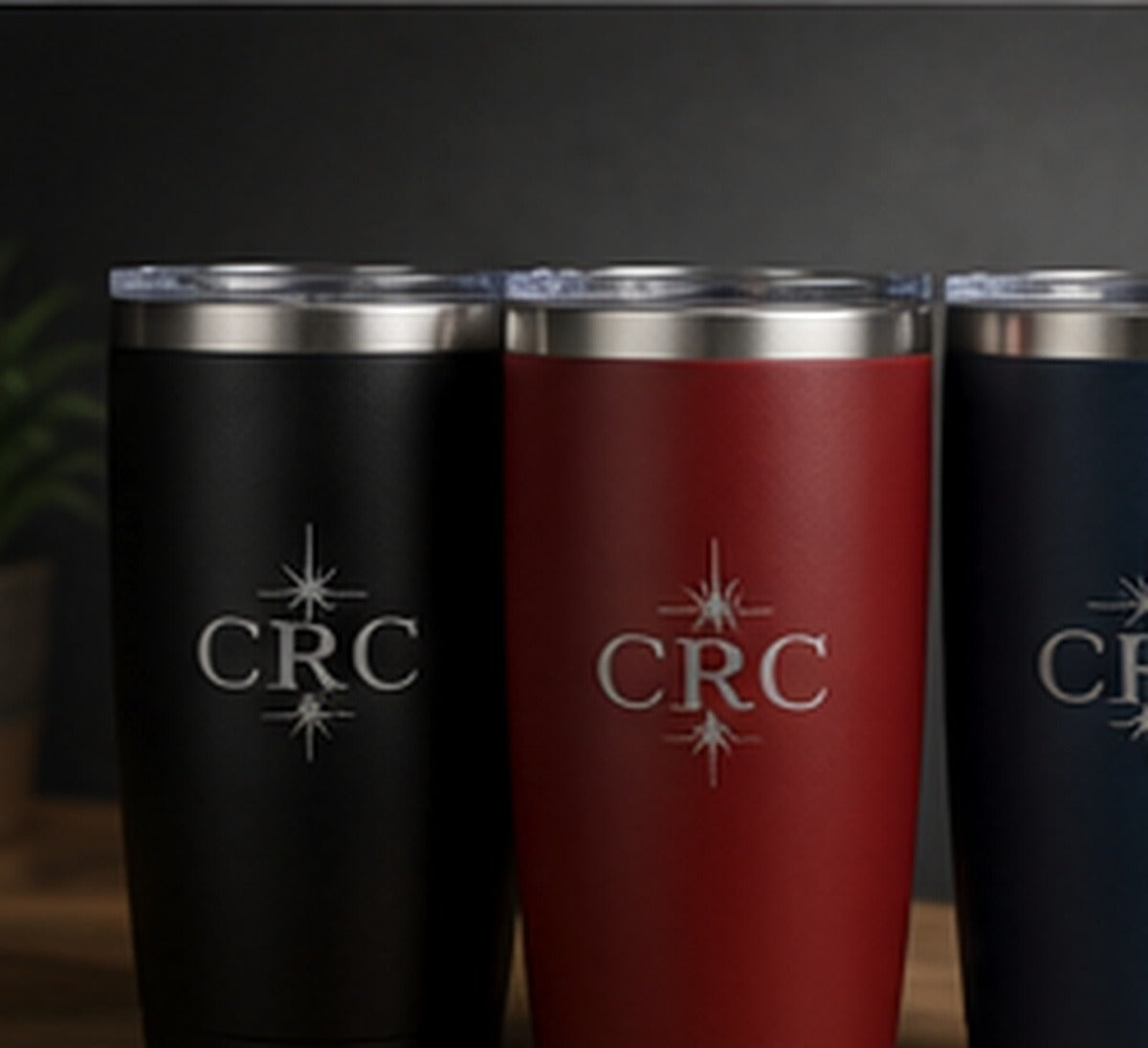 Personalized engraved tumbler product mockup